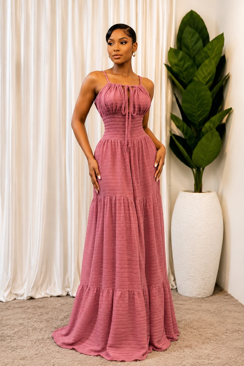 The Smocked Tiered Maxi Dress
