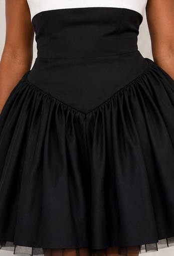 Priscy Ruffle Party Mini Dres