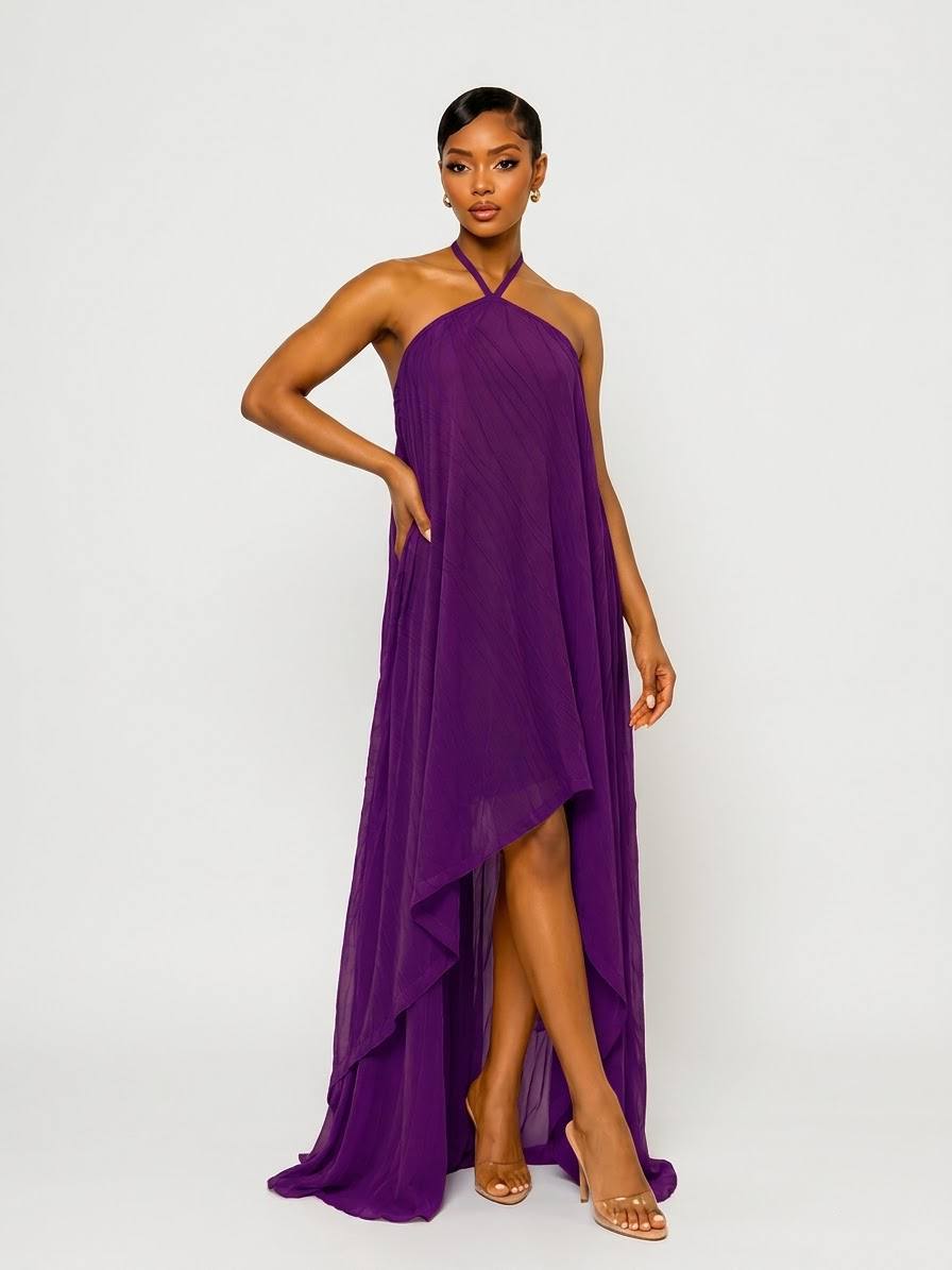 The Aura Halter Maxi
