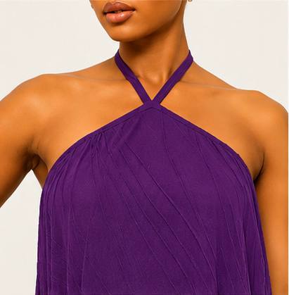 The Aura Halter Maxi