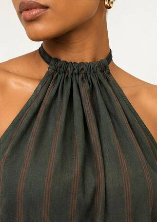 The Simone Pinstripe Dress