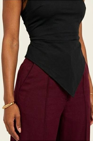 The Celine Wrap-Neck Top