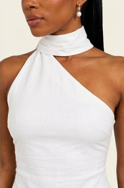 The Celine Wrap-Neck Top