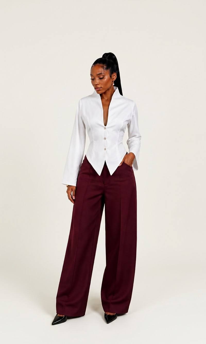 The Notch High-Collar Top