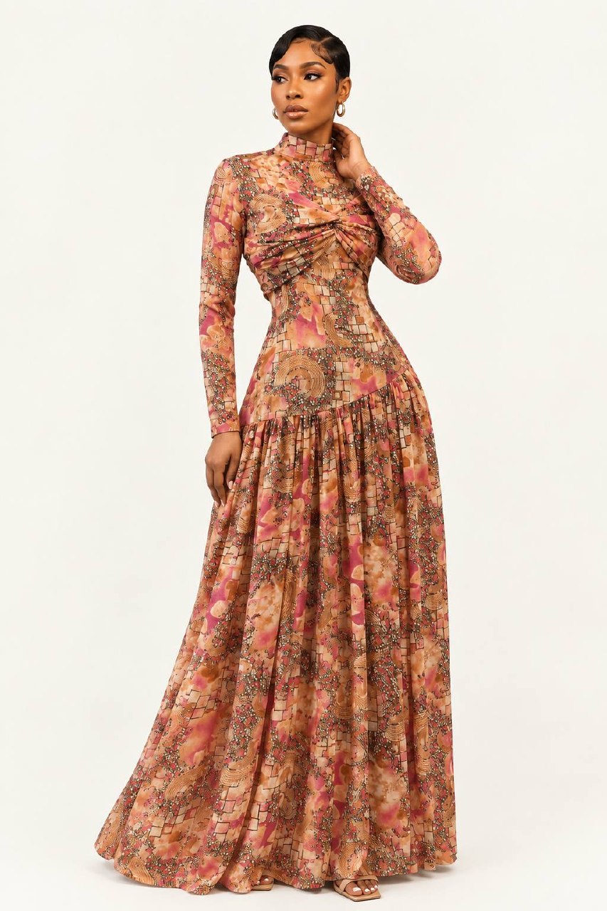 The Vivienne Twist Maxi Dress