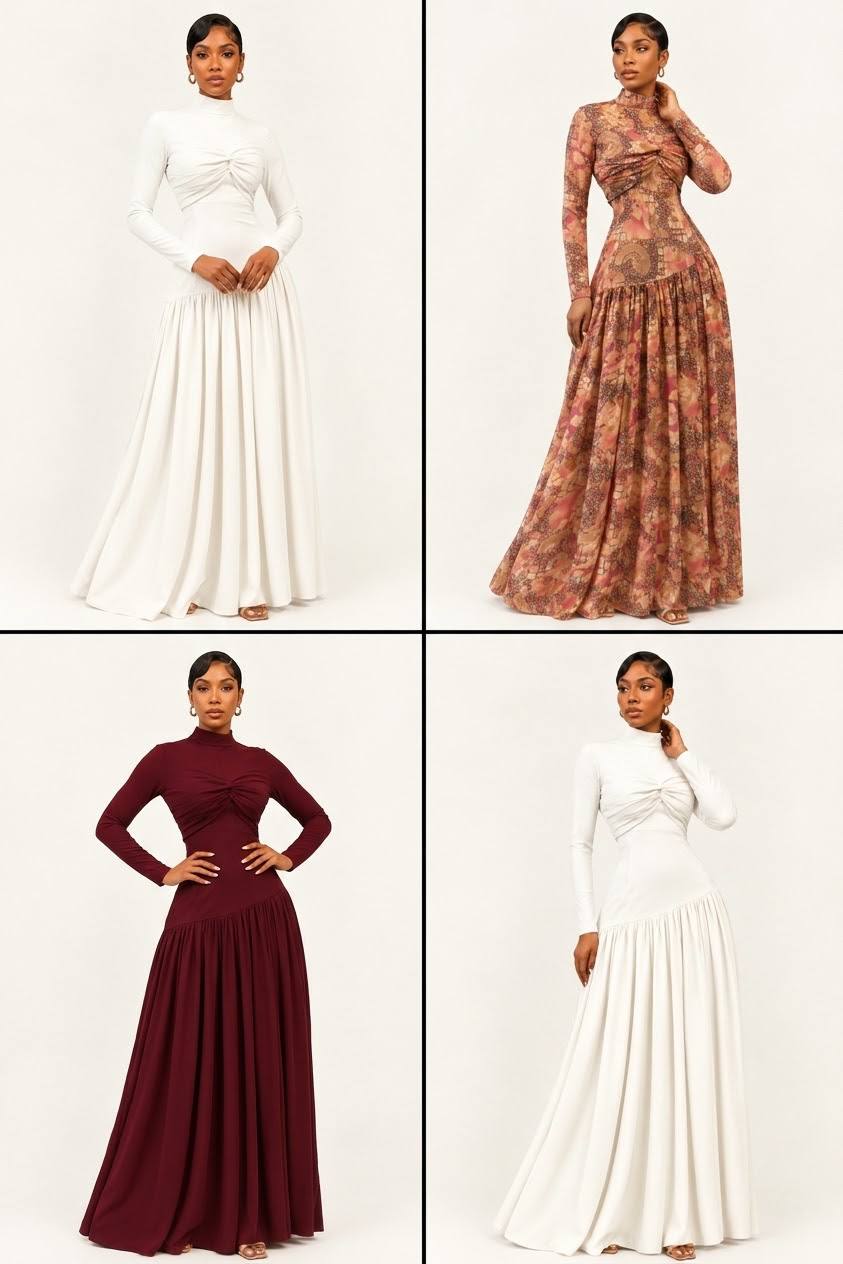 The Vivienne Twist Maxi Dress